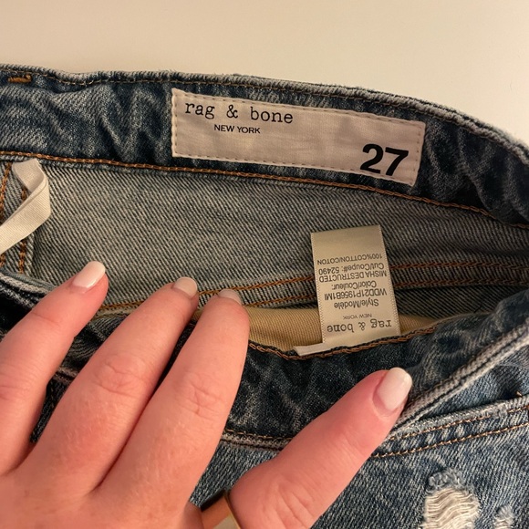 Rag & Bone Dre Low Rise Jean Shorts - Picture 6 of 6